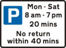 Parking times