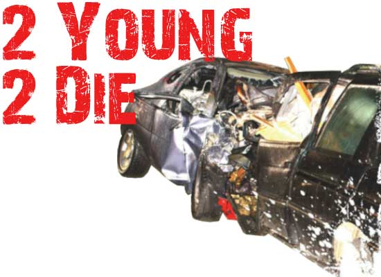 Road safety 2young2die 2yound2die banner