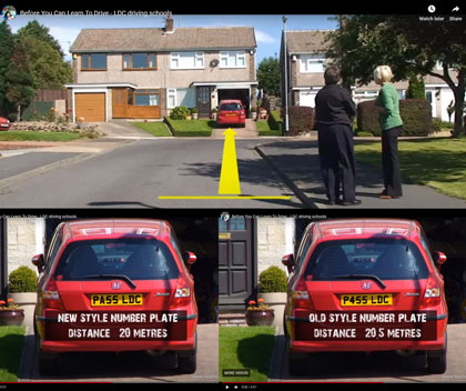 Checking your eyesight The eyesight check