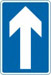 One way sign