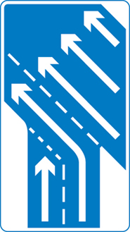 Right lane has priority