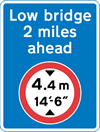 Advance warning of restriction