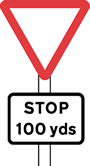 Distance to STOP