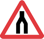 Dual carriage-way ends