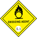 Vehicles carrying oxidising substance