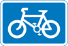 Recommended route for pedal cycles