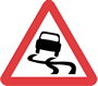 Slippery road