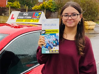 Freya Ramus's Driving Test Pass Testimonial