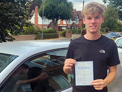 Oscar Brady's Driving Test Pass Testimonial