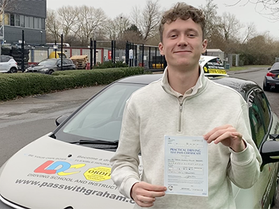Toby Barber's Driving Test Pass Testimonial
