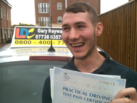 Sam - Knottingley's Testimonial