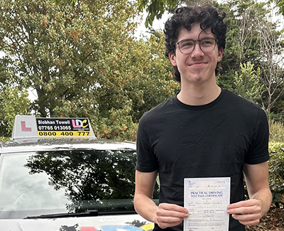 Jack Sadler-Johnson's Driving Test Pass Testimonial