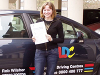 Celeste - Ashford Test Centre's Testimonial