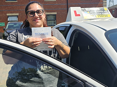 Ayesia 's Driving Test Pass Testimonial