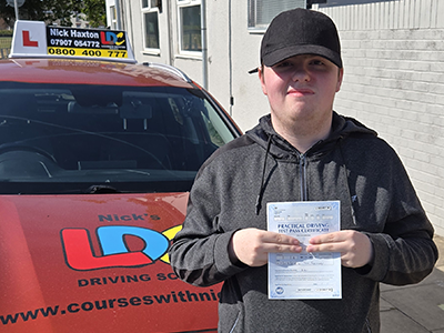 Connor's Driving Test Pass Testimonial