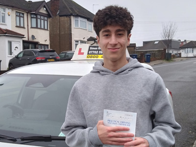 Eli Kaizer's Driving Test Pass Testimonial