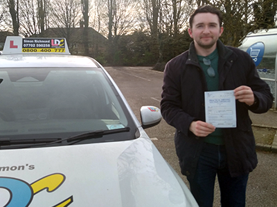 Richard Connaughton's Driving Test Pass Testimonial