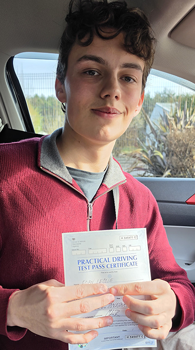 Euan 's Driving Test Pass Testimonial