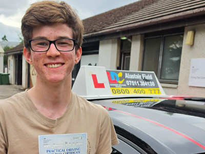 Angus's Driving Test Pass Testimonial