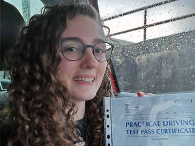 Great pass for Bronwen from Upper Raddery's Testimonial