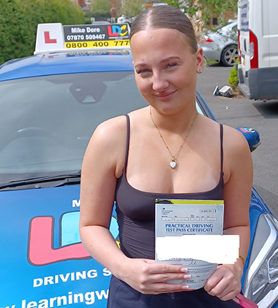 Grace S's Driving Test Pass Testimonial