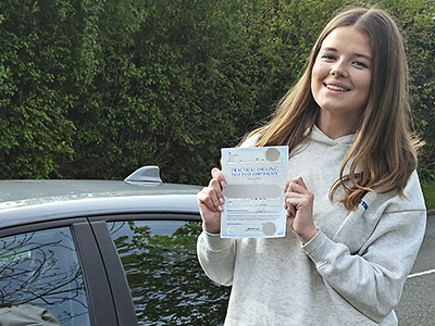 Darcy's Driving Test Pass Testimonial