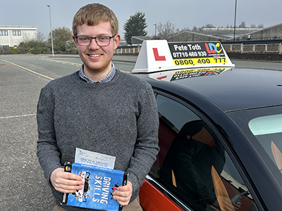 George's Driving Test Pass Testimonial