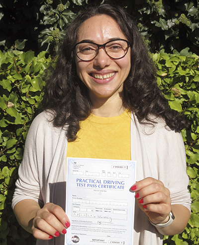 Mariam Zabakhidze's Driving Test Pass Testimonial