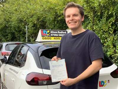 Max's Driving Test Pass Testimonial