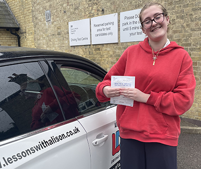 Immy's Driving Test Pass Testimonial