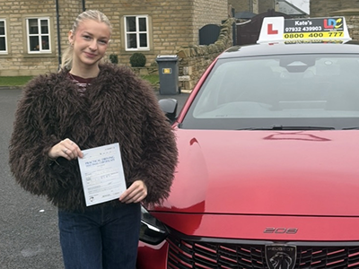 Niamh Armitage's Driving Test Pass Testimonial