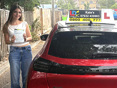 Emily Dodd's Driving Test Pass Testimonial