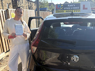 Ruby Hartwell's Driving Test Pass Testimonial