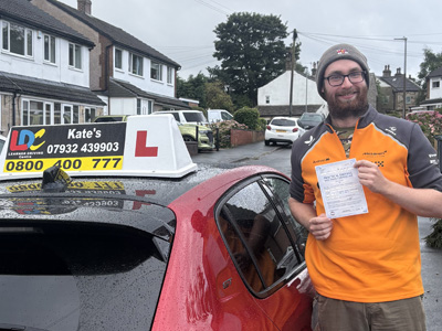Josh Crossland's Driving Test Pass Testimonial