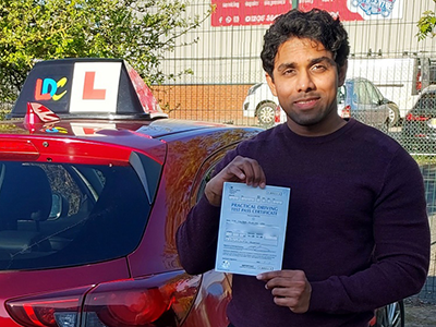 Trifer Vas's Driving Test Pass Testimonial