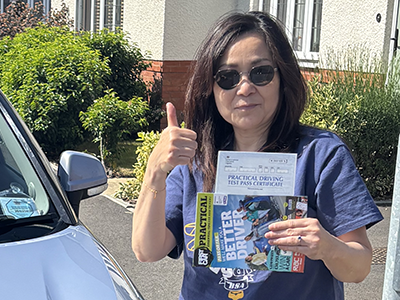 Mei Hua Thoeng's Driving Test Pass Testimonial