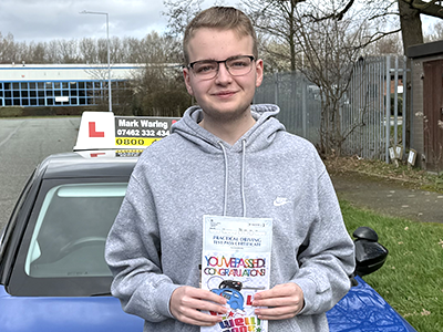 Jamie Sheward's Driving Test Pass Testimonial