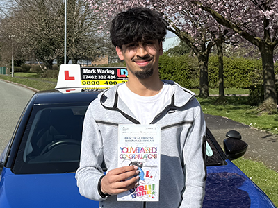 Dhairya Jani's Driving Test Pass Testimonial
