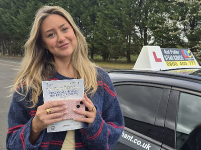 Poppy Harris's Driving Test Pass Testimonial
