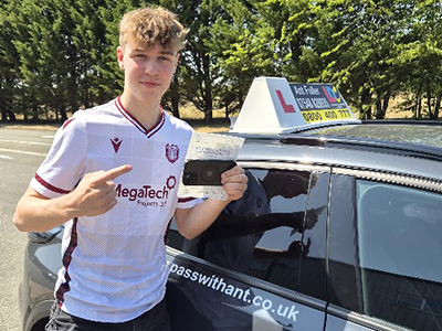 Samuel Gillespie's Driving Test Pass Testimonial