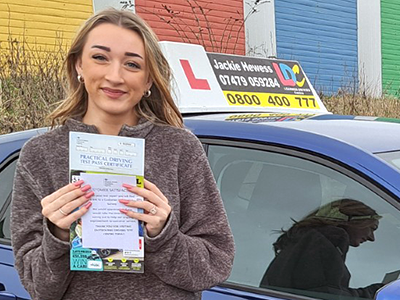 Kacie Austin-Pettett's Driving Test Pass Testimonial