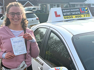 Bernadette Esdaile's Driving Test Pass Testimonial
