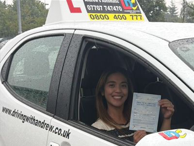 Libnah Bagnall's Driving Test Pass Testimonial
