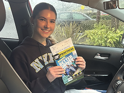 Emilia Parrish 's Driving Test Pass Testimonial