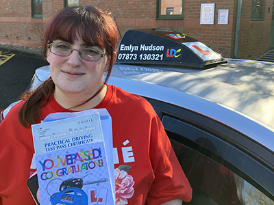 Chelsea Burnyeat's Driving Test Pass Testimonial