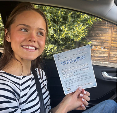 Liza Hardstaff's Driving Test Pass Testimonial