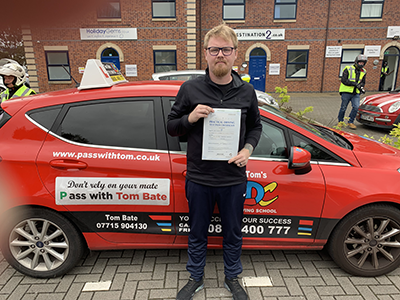 Luke Fox's Driving Test Pass Testimonial