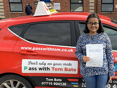 Roshnee's Driving Test Pass Testimonial