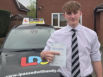 Oliver Harrison's Driving Test Pass Testimonial