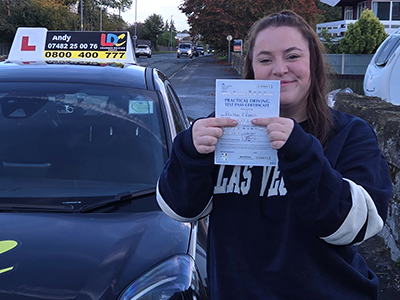 Erin Roberts's Driving Test Pass Testimonial